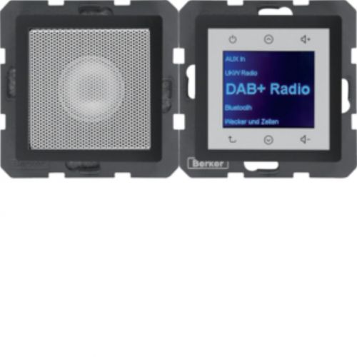 Q.x Radio Touch DAB+ Bluetooth z głośnikiem antracyt aksamit HAGER - 9ce8ee26e6e53eb557d3e44728d5cd86e159ffc2.jpg