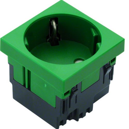 tehalit.GB-EG Gniazdo SCHUKO 33st 1-krotne 45x45mm bezhalogenowe zielone ESR1336029 HAGER - a32cee36468eeed53569568f14def5c04d4260d4.jpg