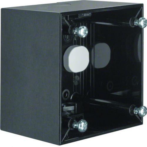 Puszka natynkowa 1-krotna wysoka; czarny połysk; Integro Flow/Pure 911512510 HAGER - a7f43ee89251462b70c715ed3f18ea536ae855b3.jpg