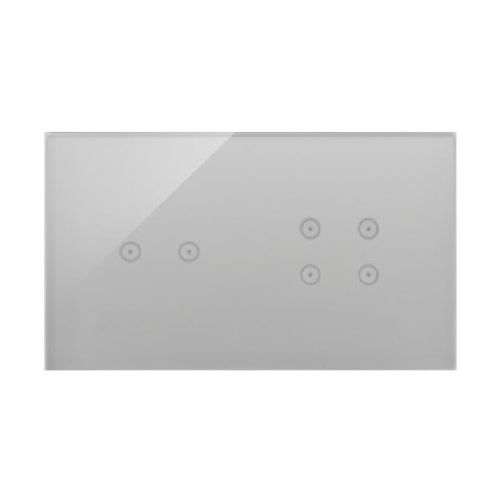 Simon 54 Touch Panel dotykowy S54 Touch 2 moduły 2 pola dotykowe poziome + 4 pola dotykowe srebrna mgła DSTR224/71 - a9889086c139d7eedd944fcd7ca6fbec76e2777b.jpg