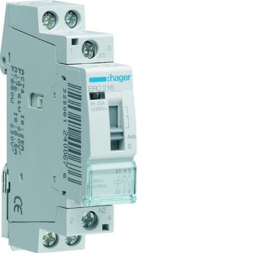 HAGER Przekaźnik instalacyjny 230VAC 2Z 16A ERC216 - ab144c4eb80a45b58ba76f1440187edd9e00c887.jpg