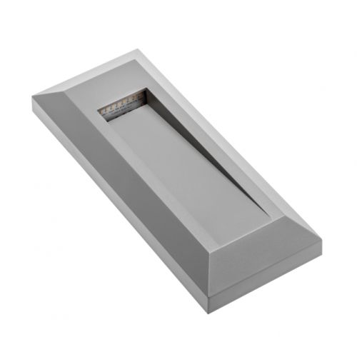 OPRAWA SCHODOWA LED SILVER PB, 1W, 45LM, AC220-240V, 50/60HZ, KĄT ŚWIECENIA 120*, IP65, PROSTOKĄT, C - ad18c57c559259b1a4030ffecaada0c40c692978.jpg