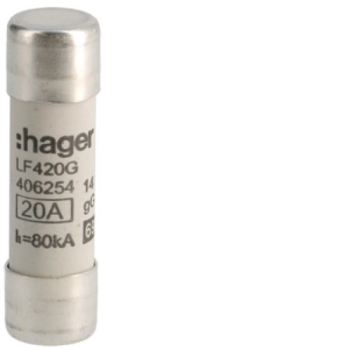 HAGER Wkładka bezpiecznikowa cylindryczna CH-14 14x51mm gG 20A 500VAC LF420G - b964c94b197117b88f46d715dca60f4d24c88784.jpg