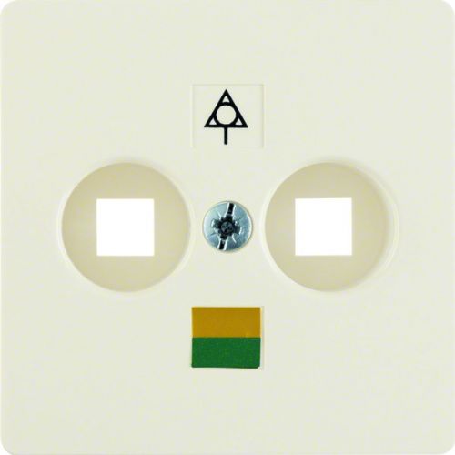 BERKER B.Kwadrat Płytka czołowa do gniazda wyrównania potencjału podwójna krem połysk 140302 HAGER - bb70a9733f2a7068b72221e03c2cbb17e78cb3d2.jpg