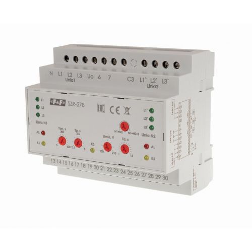 F&F Sterownik załączania rezerwy sieć 3 i 4-przewodowa 24-230V AC  SZR-278 - bbfb18060cf8ebb3d3a15627017a75de067c6f58.jpg