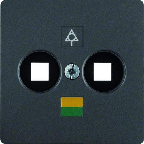 BERKER B.X/K.X Płytka czołowa gniazda wyrównania potencjału podwójnego antracyt 14031606 HAGER - c3f4ededfd0b58f464297a545a23a68e0d347b24.jpg