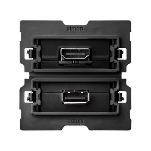 Simon 100 Gniazdo HDMI v 1.4 żeńskie + USB 2.0 typ A żeńskie (mechanizm bez ramki montażowej) 10000563-039 KONTAKT - d42b2b2c6f46e1073cd6776893266a121e184010.jpg