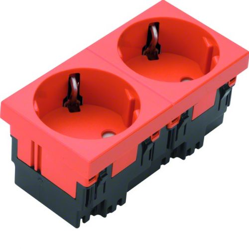 tehalit.GB-EG Gniazdo SCHUKO 33st 2-krotne 45x45mm bezhalogenowe pomarańczowy ESR2332004 HAGER - da4ed66a261a8b6cd437c1734e3f38d17921720e.jpg