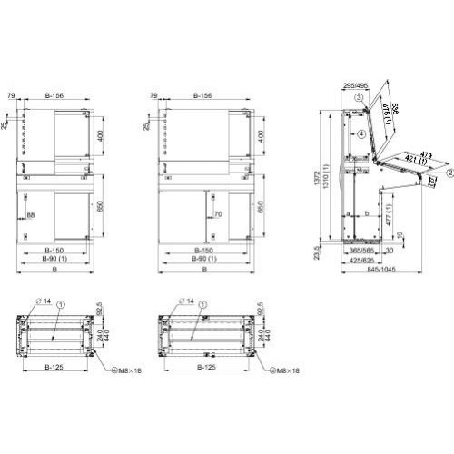 Spacial Pulpit sterowniczy z konsolą SD 1400x 1200x 1045mm NSYSDF1210 SCHNEIDER - db300564.jpg