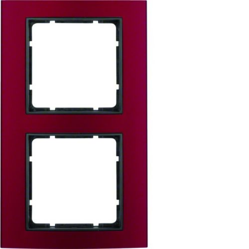 BERKER B.3 Ramka podwójna aluminium czerwony/antracyt 10123012 HAGER - dce16835e7d19f3d182699261175fbe4ca74eb33.jpg
