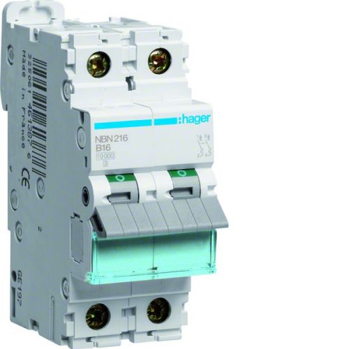 MCB Wyłącznik nadprądowy 10kA/15kA 2P B 16A NBN216 HAGER - e2b550d6dda14c918bc5936fa1ac0251a3e58f09.jpg