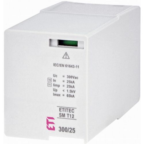Moduł wymienny ogranicznika przepięć T1, T2 (B, C) - bez prądu upływu MOD. ETITEC SM T12 300/25 002440575 ETI - e4894a0f28b885eb7dab14ddad49b6aeec83e48c.jpg
