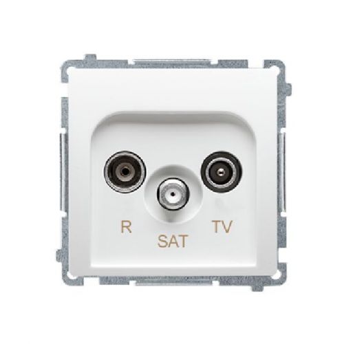 Simon Basic Gniazdo antenowe R-TV-SAT przelotowe (moduł), 1x wejście: 5 MHz–2,4 GHz; biały BMZAR-SAT10/P.01/11 - e8d1afa3c17a58f07ec7a013b194e8c92f09fffd.jpg