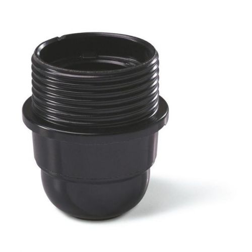 Oprawka z plastikowym gwintem, karbowana z pierścieniem E27 czarna Scame Protecta - eff49a66db6c5034c6f3d78b7223908908997cde.jpg