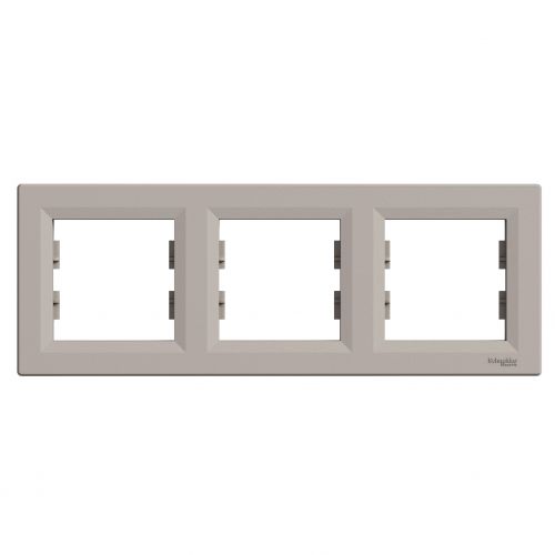 Asfora ramka potrójna 3-krotna pozioma brąz EPH5800369 SCHNEIDER - eph5800369.jpg