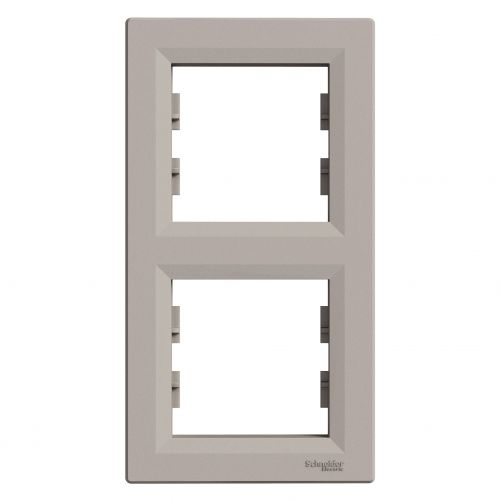 Asfora ramka podwójna 2-krotna pionowa brąz EPH5810269 SCHNEIDER - eph5810269.jpg