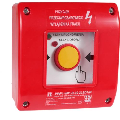 Ręczny przycisk ppoż wyłącznika prądu PWP 2Z 2LED zielony/czerwony 230V CNBOP SPAMEL - f5d53058c6cb6e05615fb236c1f938d2b102d1c8.jpg
