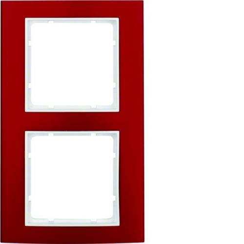 BERKER B.3 Ramka podwójna aluminium czerwony/biała 10123022 HAGER - f812f50b74f51cb42625c6997e8df3b52355fbf3.jpg