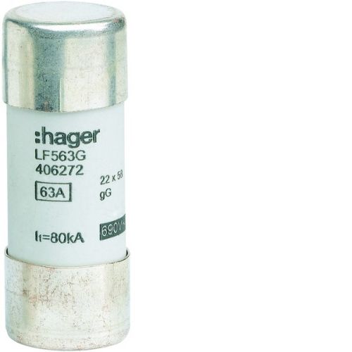 HAGER Wkładka bezpiecznikowa cylindryczna CH-22 22x58mm gG 63A 500VAC LF563G - fa92e460c1a4ca1dcca5aade58e57b8e9eb68633.jpg
