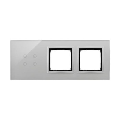 Simon 54 Touch Panel dotykowy S54 Touch 3 moduły 4 pola dotykowe + 2 otwory na osprzęty S54 srebrna mgła DSTR3400/71 - fd938dad84fcdcd75689eb48b7093f8f66c31499.jpg