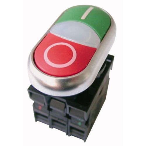 M22-DDL-GR-X1/X0/K11/230-W przycisk podwójny czerwony/zielony z samopowrotem z możliwością podświetlenia 1Z 1R 216509 EATON - img_116a102.jpg