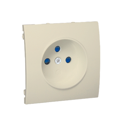 Simon Classic Pokrywa gniazda pojedynczego z/u IP20 beżowa MGZ1P/12 KONTAKT - img_3582.png