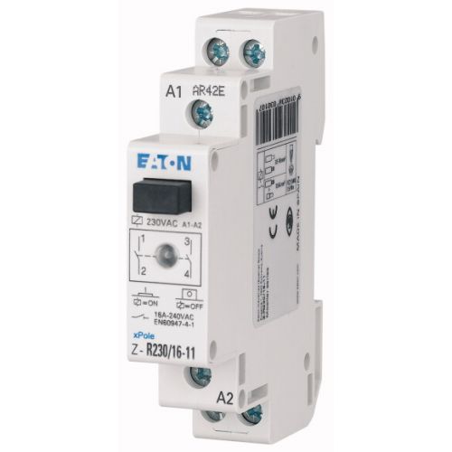Z-R230/16-20 Przekaźnik instalacyjny 16A 2zw 230VAC z diodą LED ICS-R16A230B200 EATON - img_sg01318_r.jpg