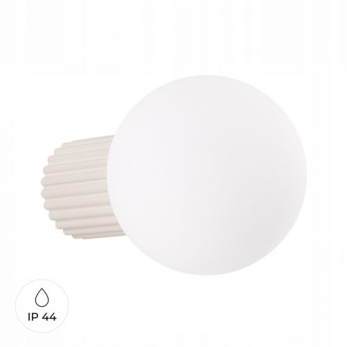 Kinkiet ryflowany HALO IP44 beżowy SL.1717 SOLLUX - kinkiet-halo-bezowy-ip44-scienna-trwala-lampa-aluminiowa-do-pokoju-salonu.jpg