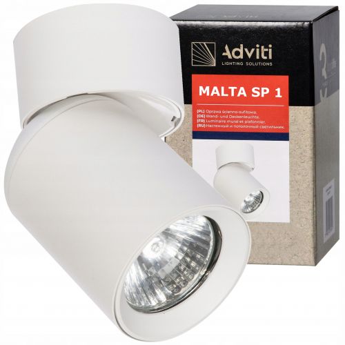 Oprawa ścienno-sufitowa MALTA SP 1 GU10 max. 12W IP20 biała ORNO - lampa-sufitowa-scienna-oprawa-halogenowa-gu10-led-spot-regulowany-obracany.jpg