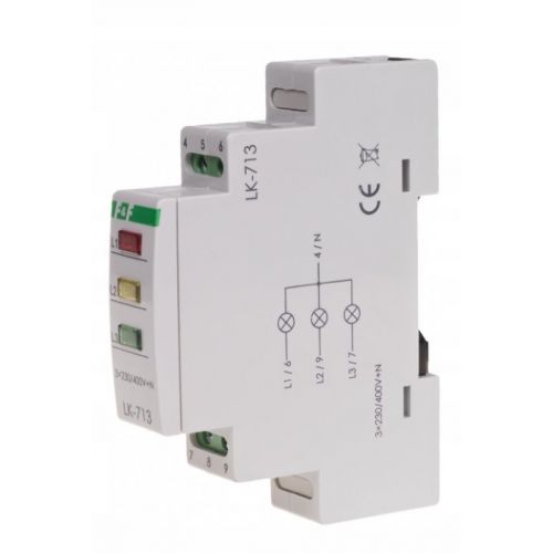 Lampka kontrolna zasilania trójfazowa LK-713K F&F - lampka-modulowa-3xled-zolta-czerwona-zielona-3x230-stopien-ochrony-ip-ip20.jpg