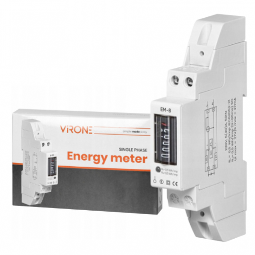 Licznik energii jednofazowy 40A miernik zużycia prądu podlicznik analogowy VIRONE - licznik.png
