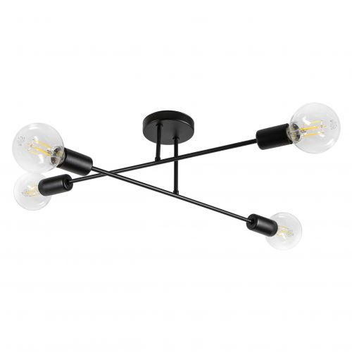 SOLO 4P E27 lampa wisząca max. 4x60W czarna ORNO - 5904988907120 - m/18451335/5904988907120.jpg