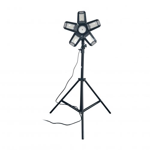 RIGEL LED zestaw: lampa warsztatowa składana 5-skrzydłowa 55W + statyw + adapter - 5908254843495_20231003093415 - m/18451517/5908254843495-20231003093415.jpg