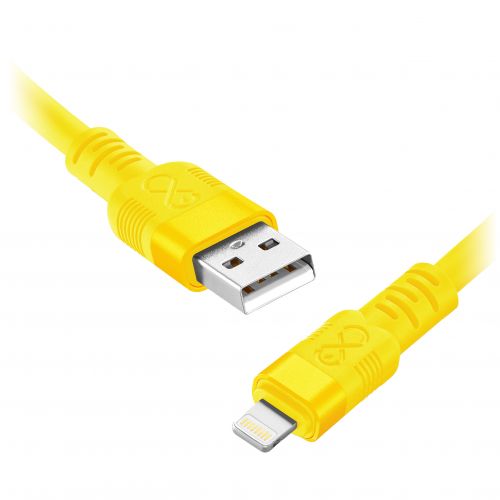 Kabel USB-A - Lightning eXc WHIPPY Pro, 0.9M (29W, szybkie ładowanie), kolor mix neonowy* (*wysyłany - 5904555971370 - m/18452125/5904555971370.jpg