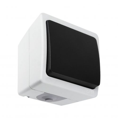 Łącznik jednobiegunowy AQUATIC MINI IP54, 10A, 230V AC, Biało-Czarny, 10 sztuk - 5908254830709 - m/18454361/5908254830709.jpg