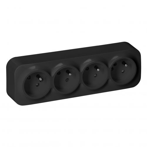 Gniazdo poczwórne natynkowy ToDo 2P+Z IP20, 16A, 230V AC, 16A, 230V AC, czarny, 8 sztuk - 5908254844348_20240118110809 - m/18576668/5908254844348-20240118110809.jpg