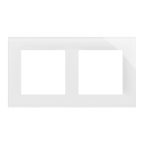 Simon 55 Nature Ramka podwójna 2-krotna Szkło classic białe TRN2/181 KONTAKT - img_8218 - m/18738579/img-8218.png