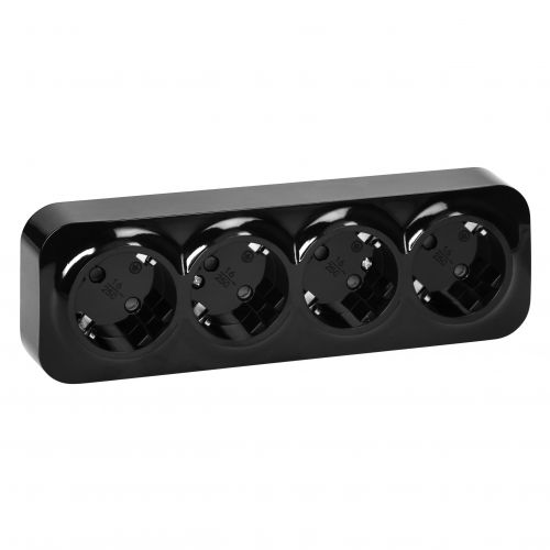 Gniazdo poczwórne natynkowy ToDo 2P+Z Schuko IP20, 16A, 230V AC, 16A, 230V AC, czarny - OROE7210GSB_5908254844317_2D_0001_large - m/19149755/oroe7210gsb-5908254844317-2d-0001-large.jpg