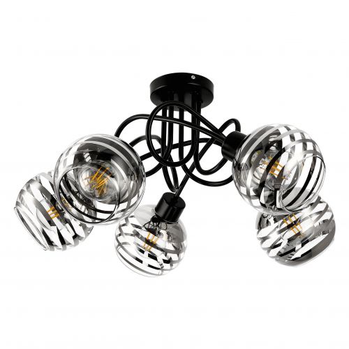 MILANO 5P E27, lampa wisząca, max. 5x60W, czarna - 5904988906819 - m/19620491/5904988906819.jpg