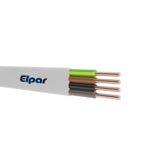 Przewód instalacyjny HDHp-J 4x1,5mm2 450/750V płaski B2ca bezhalogenowy /100m/ ELPAR - HDHp 4x - m/19661712/hdhp-4x.jpg
