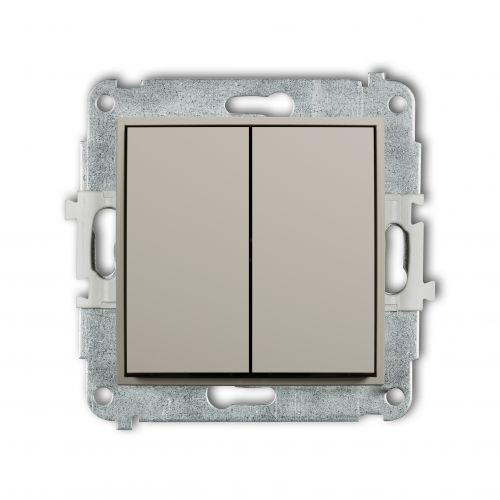 KARLIK MINI Łącznik podwójny schodowy bez piktogramu taupe 60MWP-33.1 - 60mwp-331 - m/19923699/60mwp-331.jpg