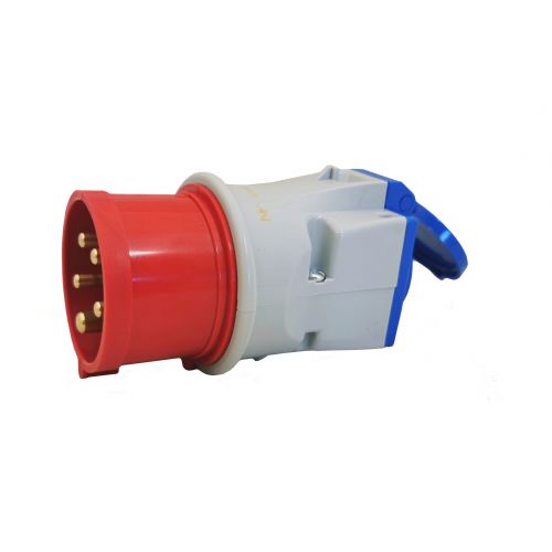 Adapter przejściówka wtyczka 5P 16A 400V / gniazdo 16A 230V IP44 Polam Nakło - 605 - m/20525690/605.jpg