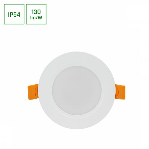 Oprawa downlight DURE 3 5W NW b. neutralna 230V 110st IP54 IK06 95x31 BIAŁY okrągła zasilacz zintegrowany Spectrum LED - SLI043021NW_PW_img01 - m/20621803/sli043021nw-pw-img01.jpg