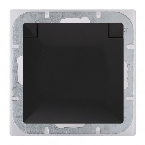 Gniazdo pojedyncze podtynkowe 2P+Z Schuko bryzgoszczelne z klapką Pearl, 16A, 250V, PT-17PH, czarny - 5904988911134_20250203123802 - m/21111046/5904988911134-20250203123802.jpg