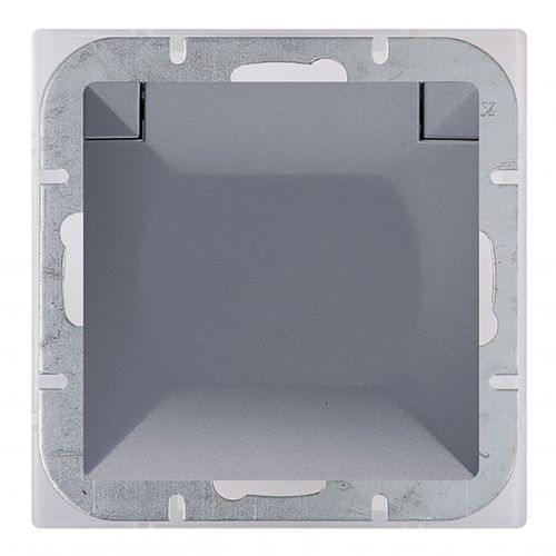 Gniazdo pojedyncze podtynkowe 2P+Z bryzgoszczelne z klapką Pearl, 16A, 250V, PT-16PH, antracyt - 5904988911035_20250203123908 - m/21111054/5904988911035-20250203123908.jpg