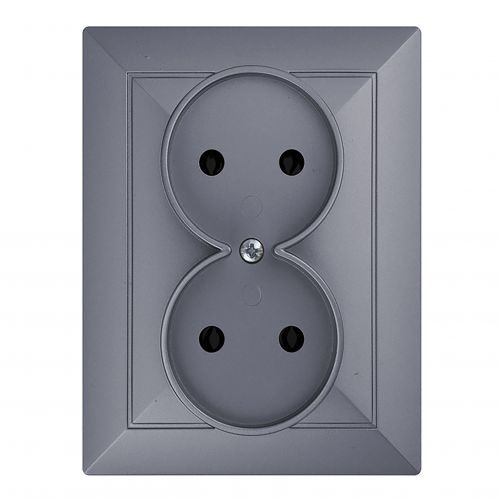 Gniazdo podwójne podtynkowe 2x2P Pearl, 16A, 250V, PT-5 P, antracyt - 5904988912414_20250203123707 - m/21111072/5904988912414-20250203123707.jpg