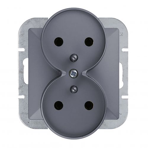 Gniazdo podwójne podtynkowe 2x2P+Z Pearl, 16A, 250V, PT-6 PR, antracyt - 5904988910991_20250203123731 - m/21111078/5904988910991-20250203123731.jpg