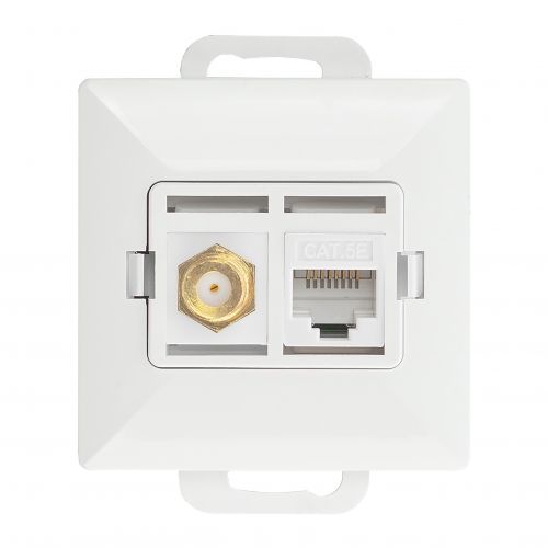 Gniazdo pojed. typu F + Gniazdo 1xRJ45 Cat6 Pearl, TV/F+RJ45/P, biały - 5904988911448_20250203121848 - m/21111160/5904988911448-20250203121848.jpg