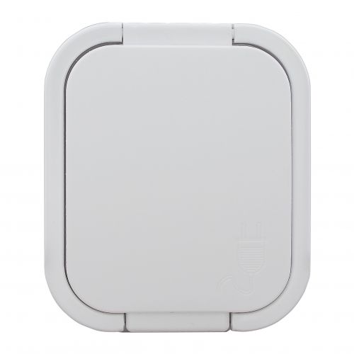 Gniazdo pojedyncze natynkowe 2P+Z, Schuko, bryzgoszczelne z klapką B2, IP54, NT-17B2, biały - 5904988911899_20250203124848 - m/21111226/5904988911899-20250203124848.jpg