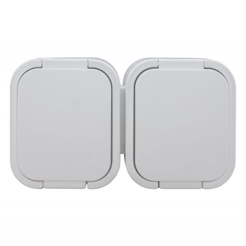 Gniazdo podwójne natynkowe 2x2P+Z, bryzgoszczelne z klapką B2, IP54, NT-6B2, biały - 5904988911806_20250203124826 - m/21111250/5904988911806-20250203124826.jpg